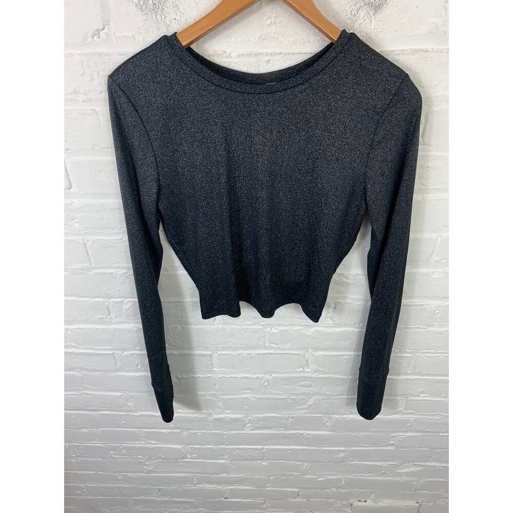 Women's Long Sleeve Black Top